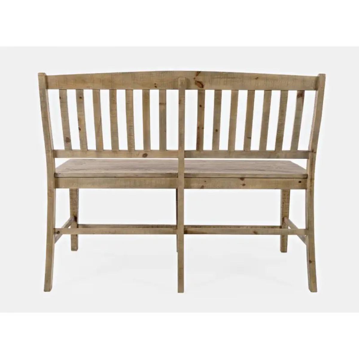 Carlyle Crossing Slatback Counter Bench - Image 6