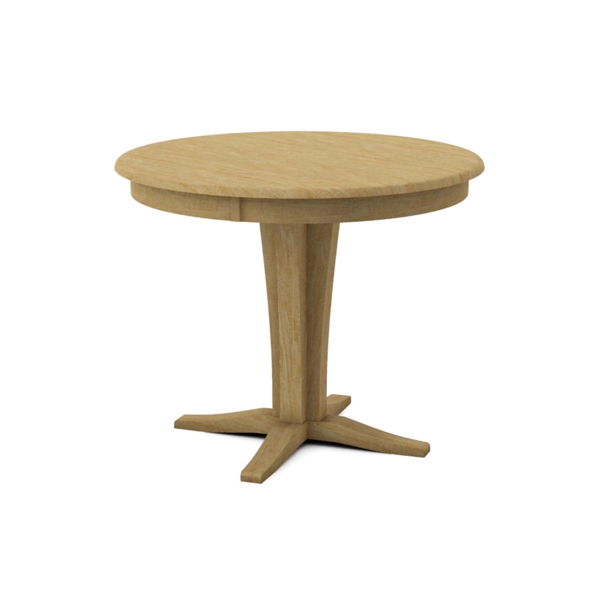 Build Your Own Pedestal Table w/ 30"H Verano Pedestal for Solid Tops - Image 13