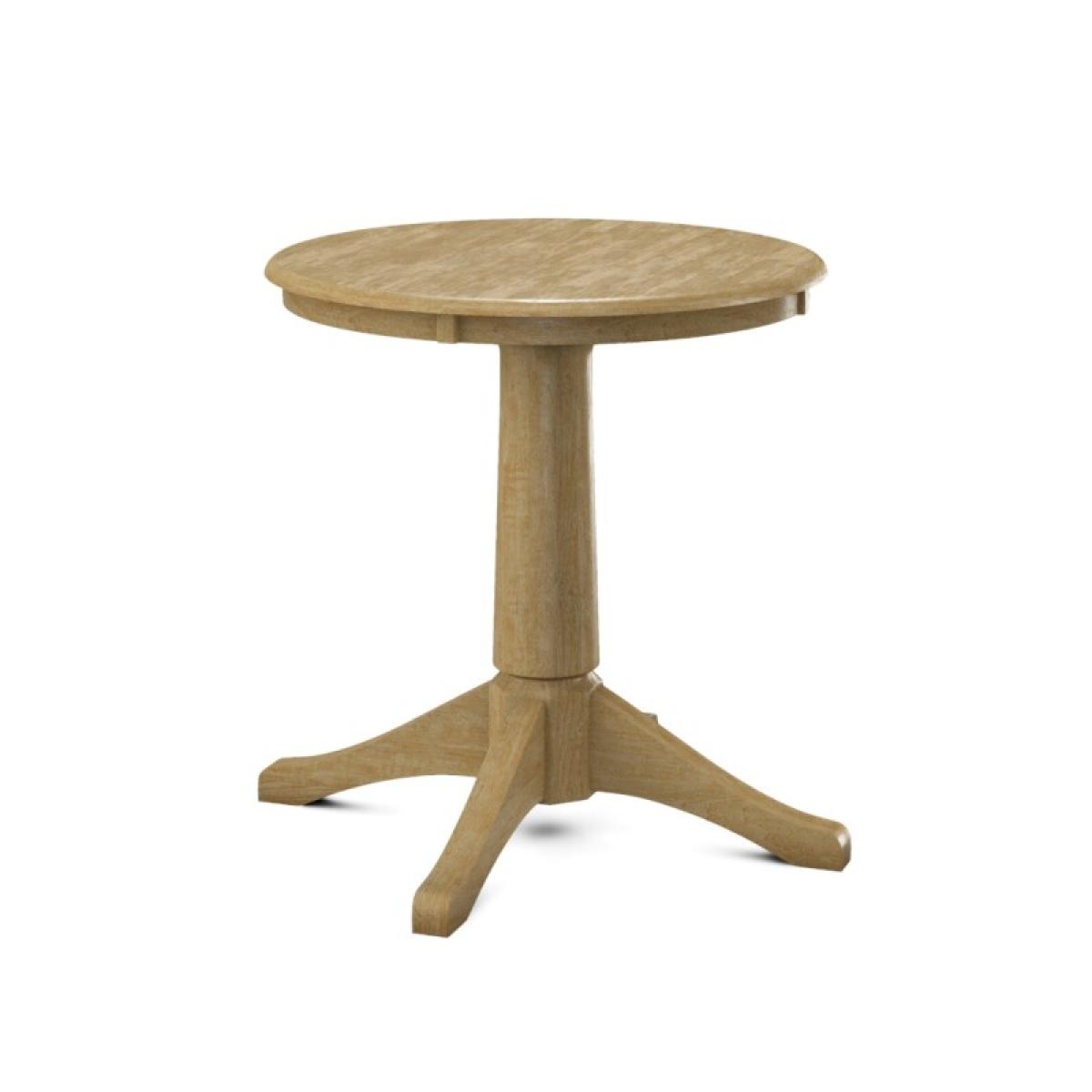 Build Your Own Pedestal Table w/30"H Small Transitional Pedestal - Image 25