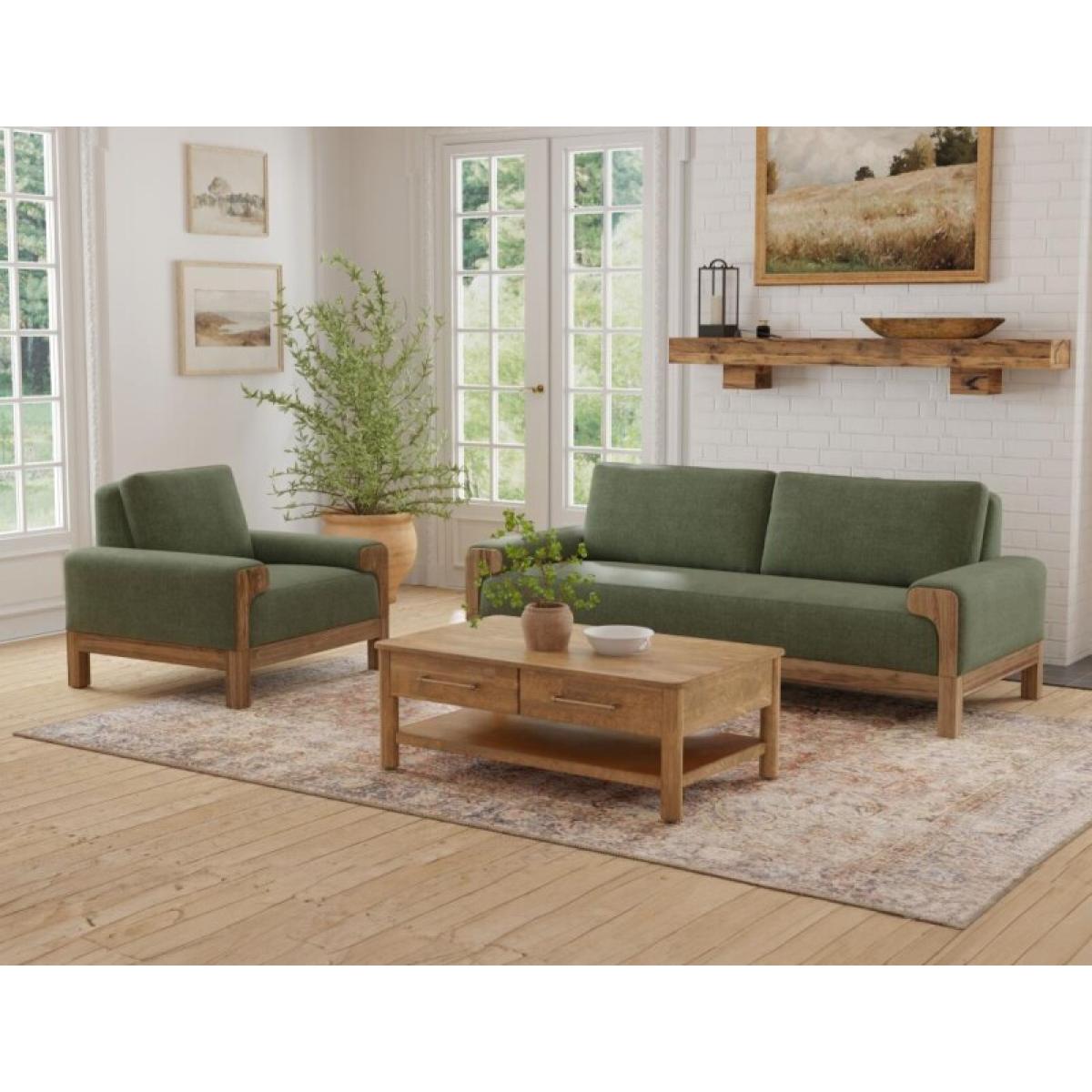 Wooden Frame & Base, Loveseat - Sedona - Image 5