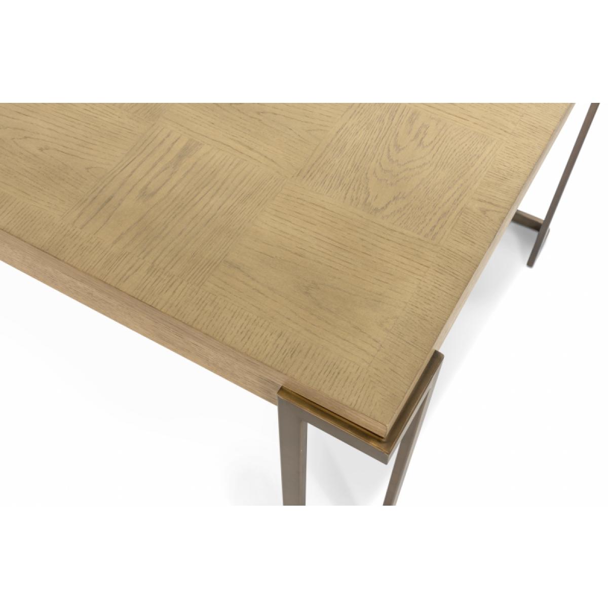 Rio Vista Rectangular Dining Table - Muted Earth Tones Clay Finish - Image 8