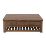 4 Drawer, Cocktail Table - Walnut - Image 3