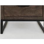 2 Drawer End Table - Dark Mita - Image 5