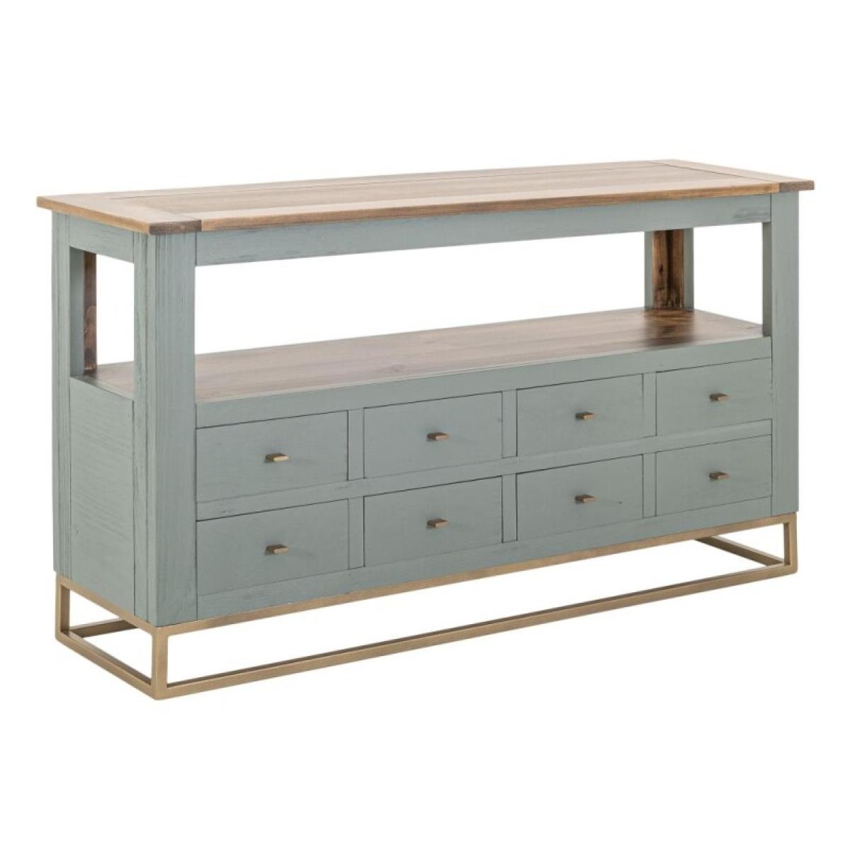 8 Drawer, 1 Shelf, Sofa Table - Timber - Image 2