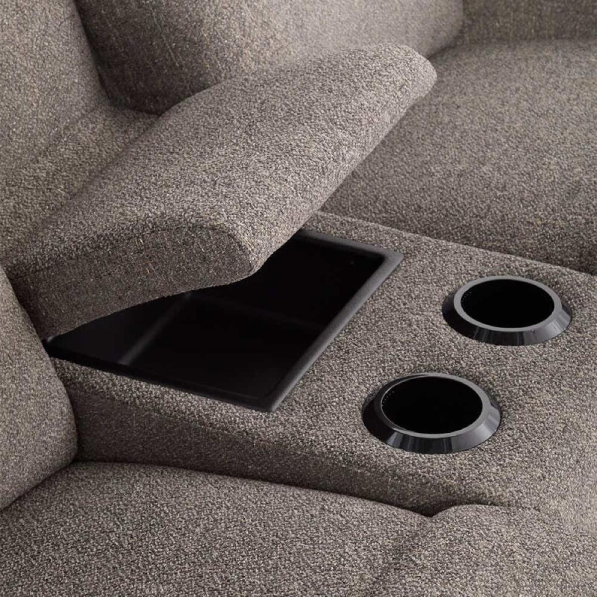 Lennon Power Wall Reclining Loveseat W/ Headrest & Console - Image 14