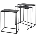 Coreene Nesting Tables, Black, S/3 - Image 5