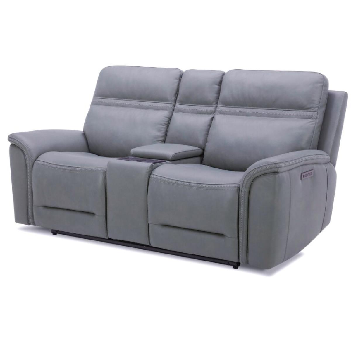 Cooper Loveseat w/Console P3 & ZG - Blue Gray - Image 5