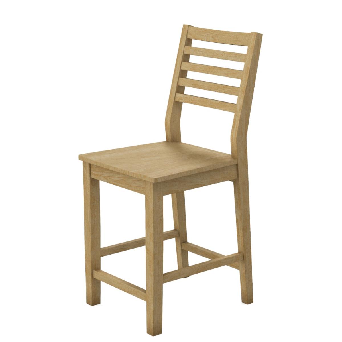 24" Aspen Ladder Back Counter Stool - Image 10