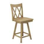 24'' XX Back Swivel Counter Stool - Image 37