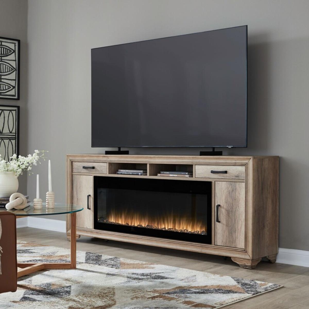 Fireplace TV Consoles 439 78 Inch Console w/ Fire FT - Image 14