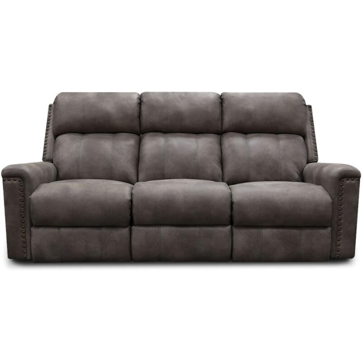 Double Reclining Sofa With Nails - Image 2