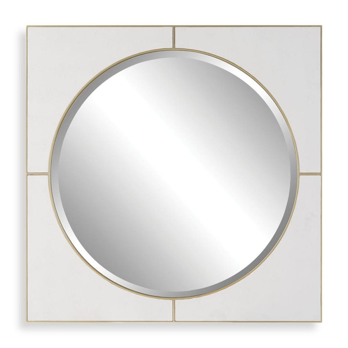Cyprus Square Mirror, White - Image 2