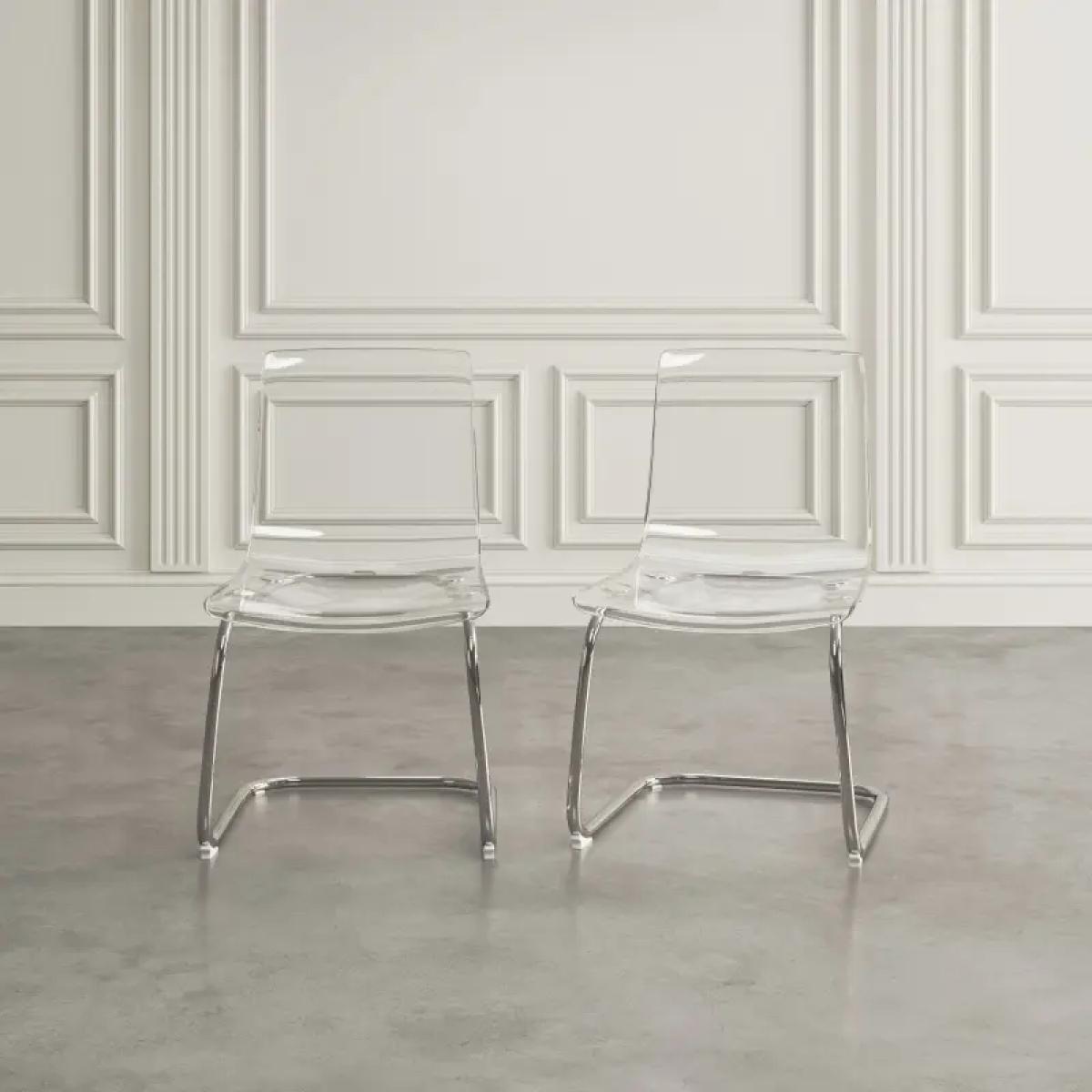 Clarity Transparent Dining Chair - Image 4