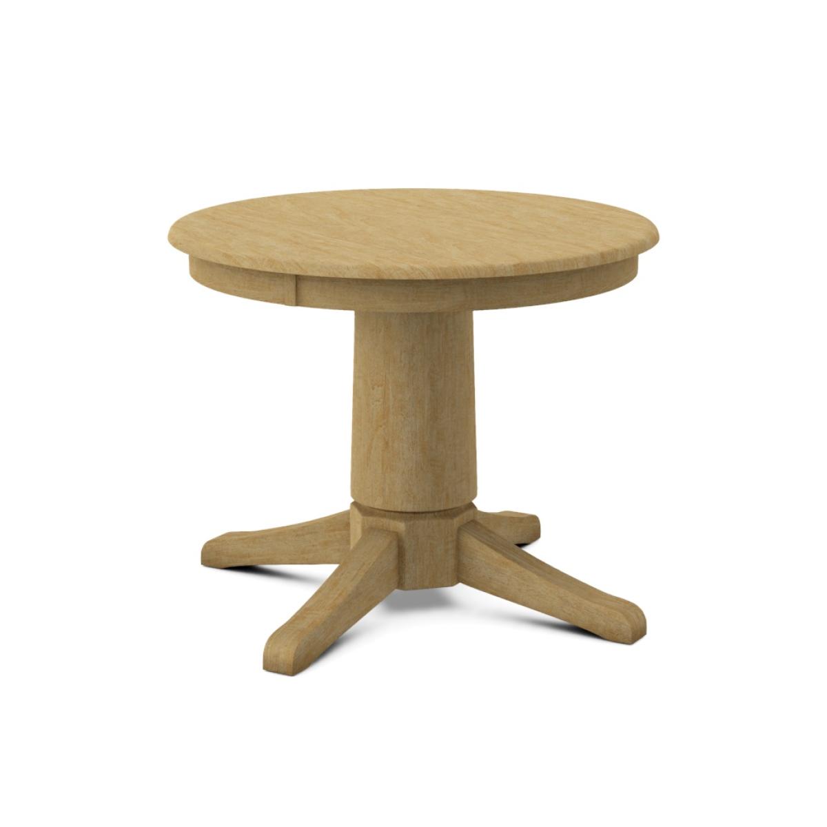 Build Your Own Pedestal Table w/ 30"H Transitional Pedestal for Solid Tops - Image 14
