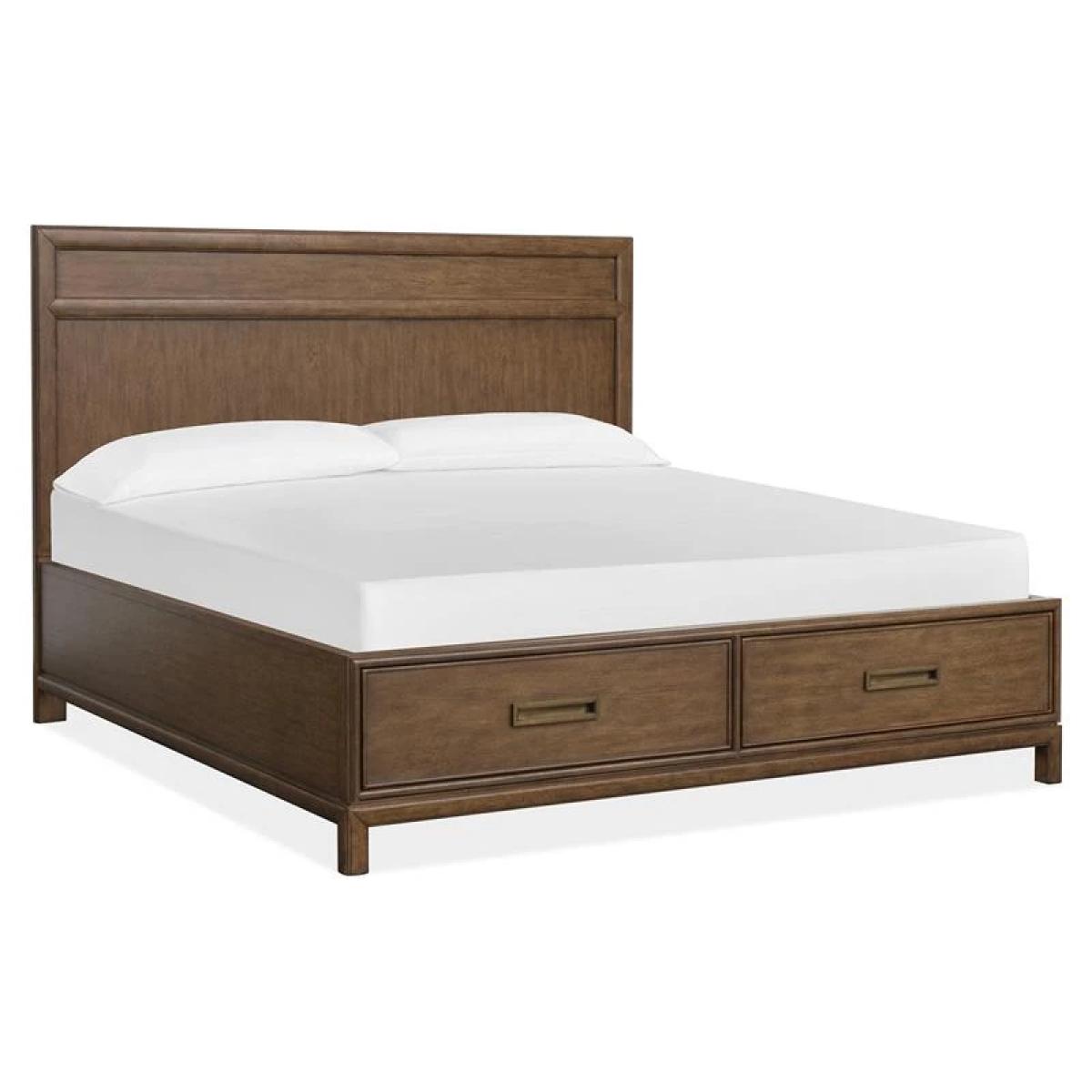 Ridgefield B6436-74A Complete Cal.King Panel Storage Bed - Image 3