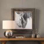 Custom Black And White Horses Framed Print - Image 6