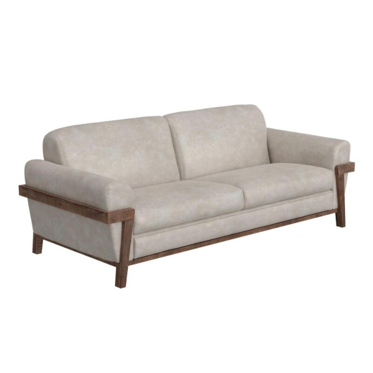 Loft Brown Wooden Frame & Base, Sofa - Image 2