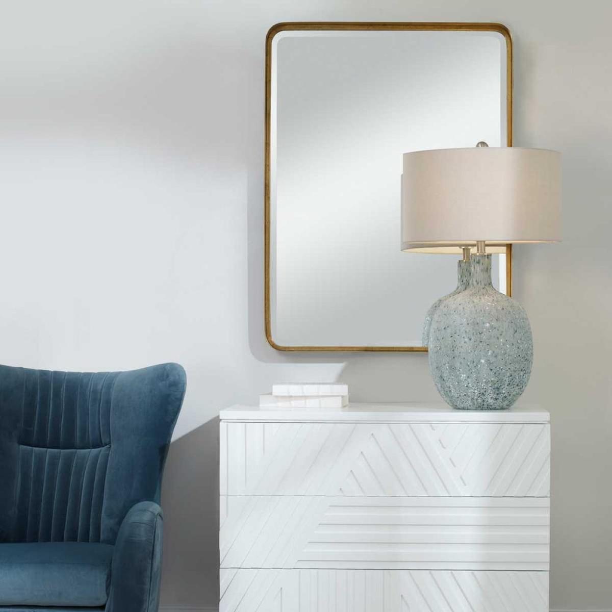 Crofton Large Mirror, Gold - Image 8