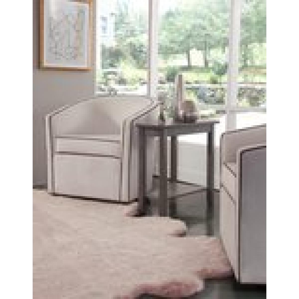 Destinations Collection - Keystone Accent Table in Heather Gray - Image 5