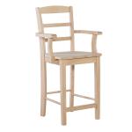 24'' Madrid Counter Stool w/Arms