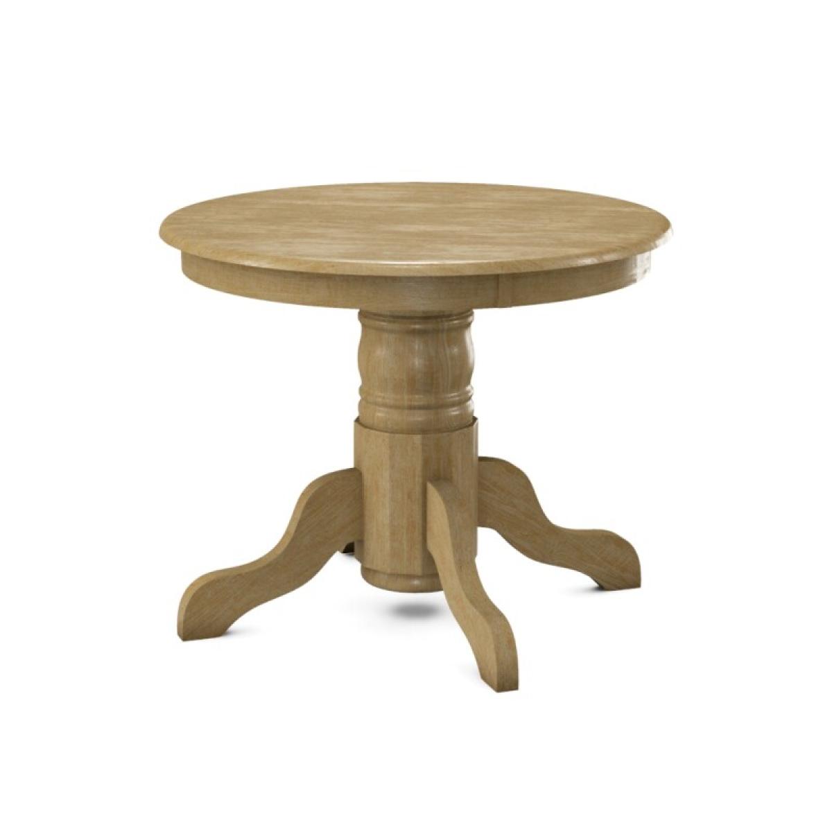 Build Your Own Pedestal Table w/ 30"H Turned Pedestal for Solid Tops - Image 5