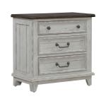 River Place 3 Drawer Nightstand w/ Charging Station - Image 3