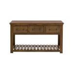 3 Drawer, Sofa Table - Walnut - Image 3