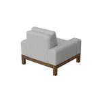 Wooden Frame & Base, Armchair - Sedona - Image 4
