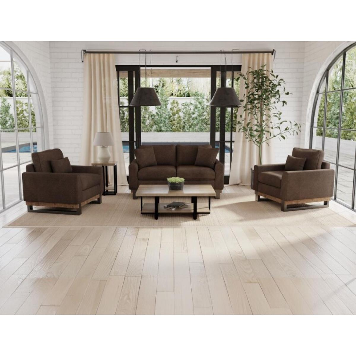 Metal & Wood Base, Armchair - Mita - Image 5