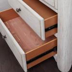 Farmhouse Reimagined 3 Drawer Night Stand w/ Charging Station - Image 11