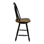 Carolina Crossing Windsor Swivel Counter Chair - Black - Image 4