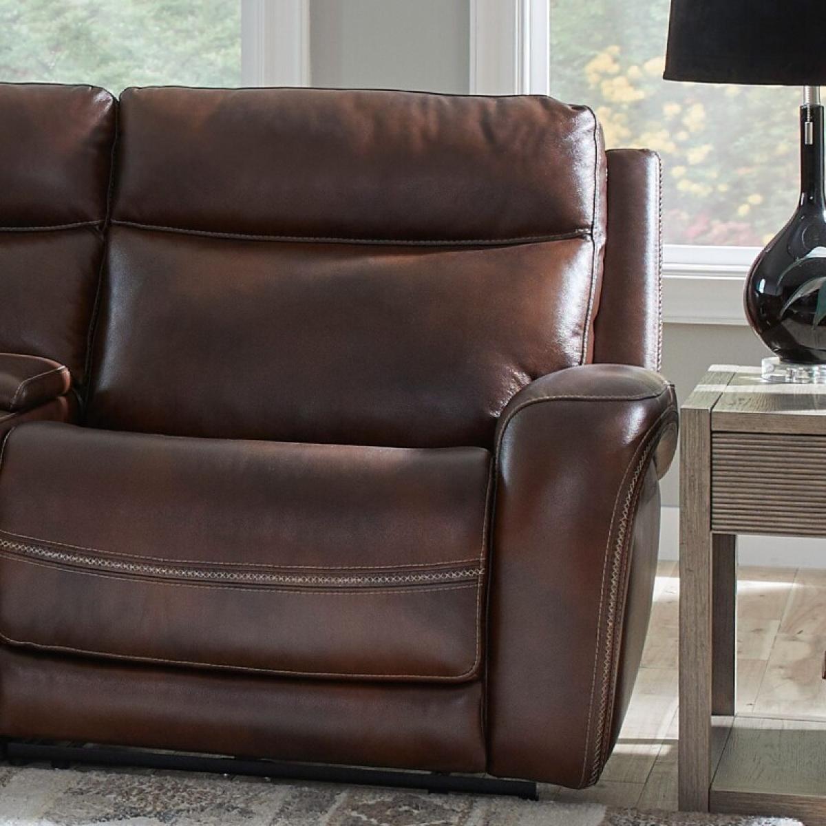 R Arm Recliner P2 & ZG - Cognac - Image 2