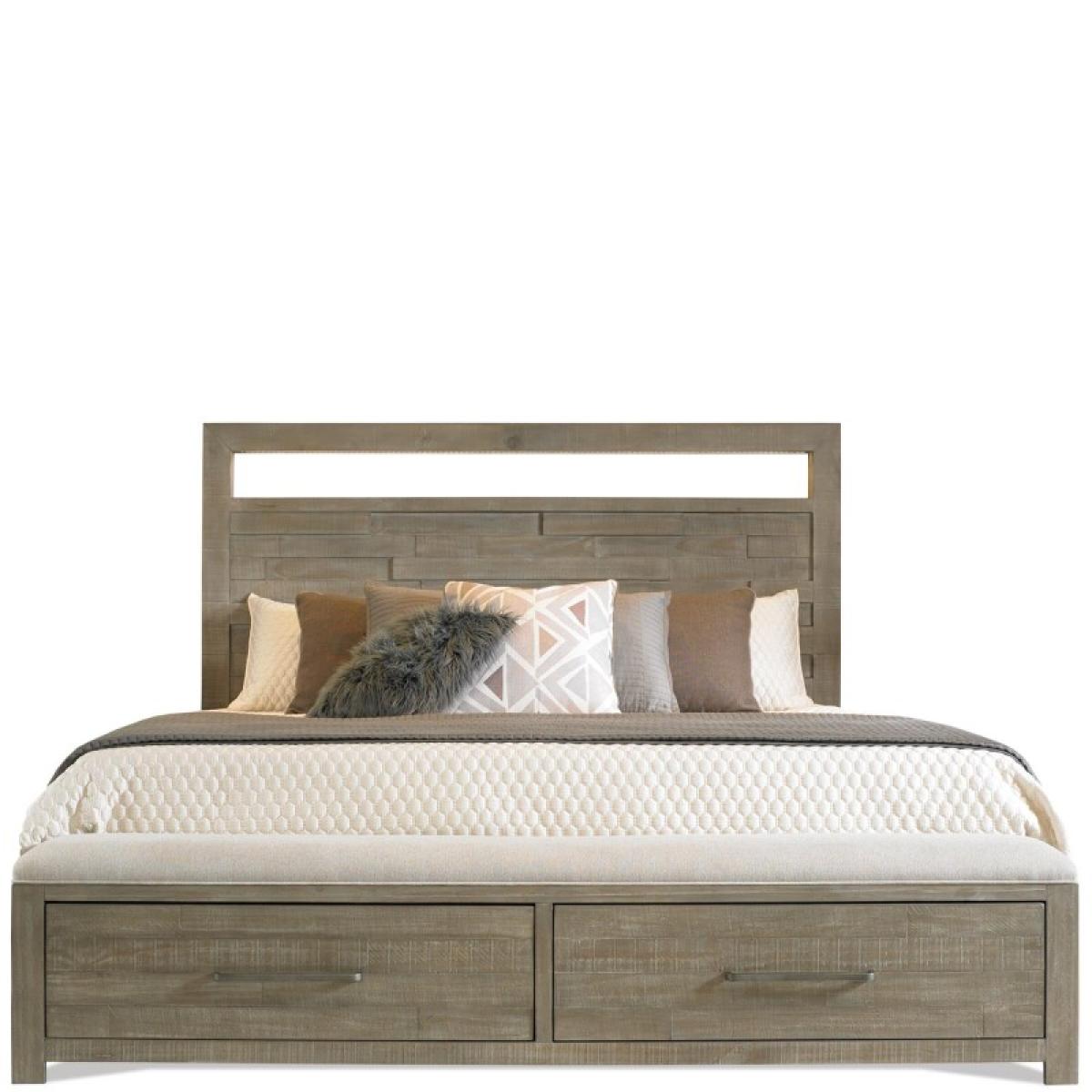 Intrigue Queen Led Panel Storage Bed - Image 8