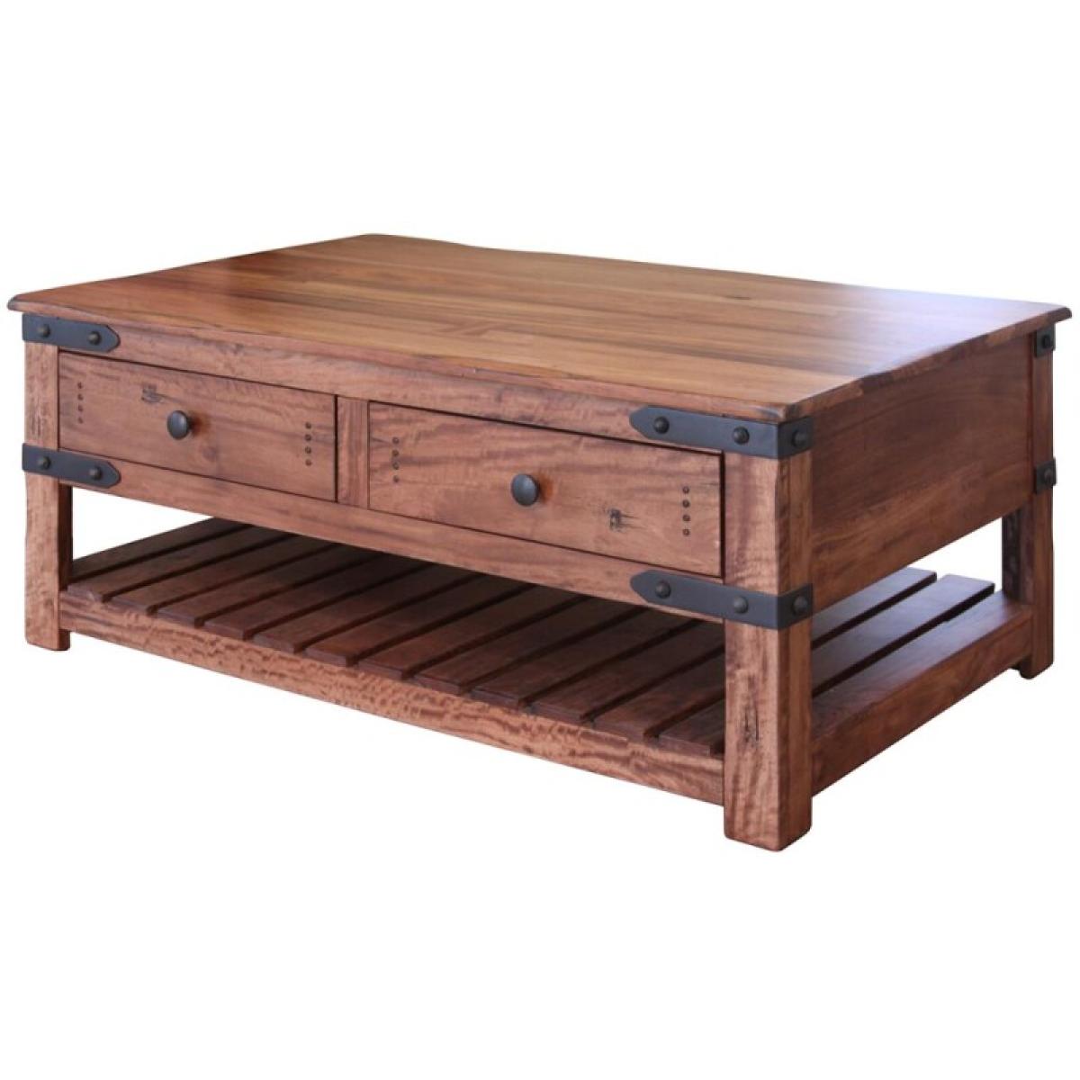 4 Drawer Cocktail Table - Parota II - Image 2