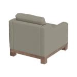 Wooden Frame & Base, Armchair - Samba - Image 4