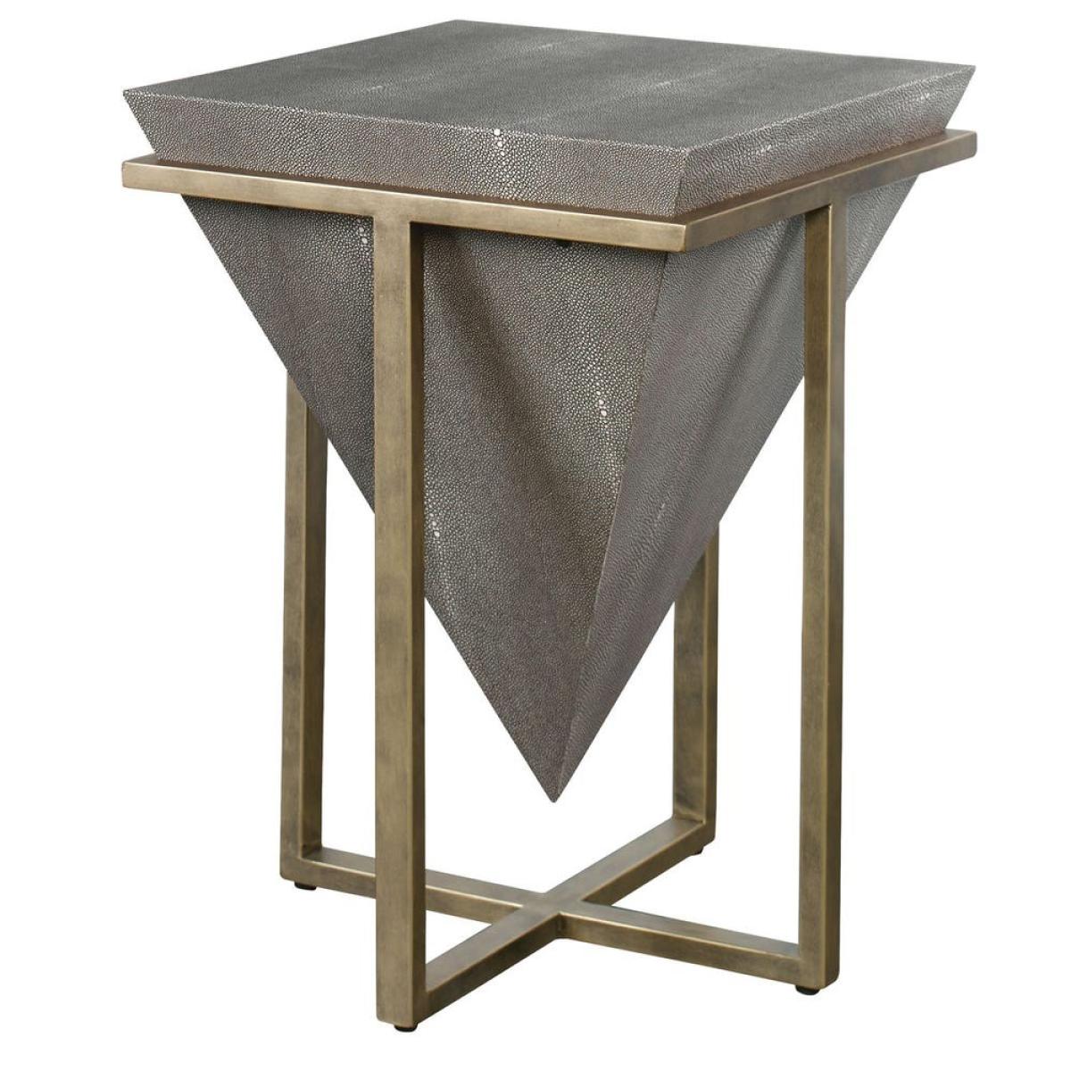 Bertrand Accent Table, Shagreen - Image 7