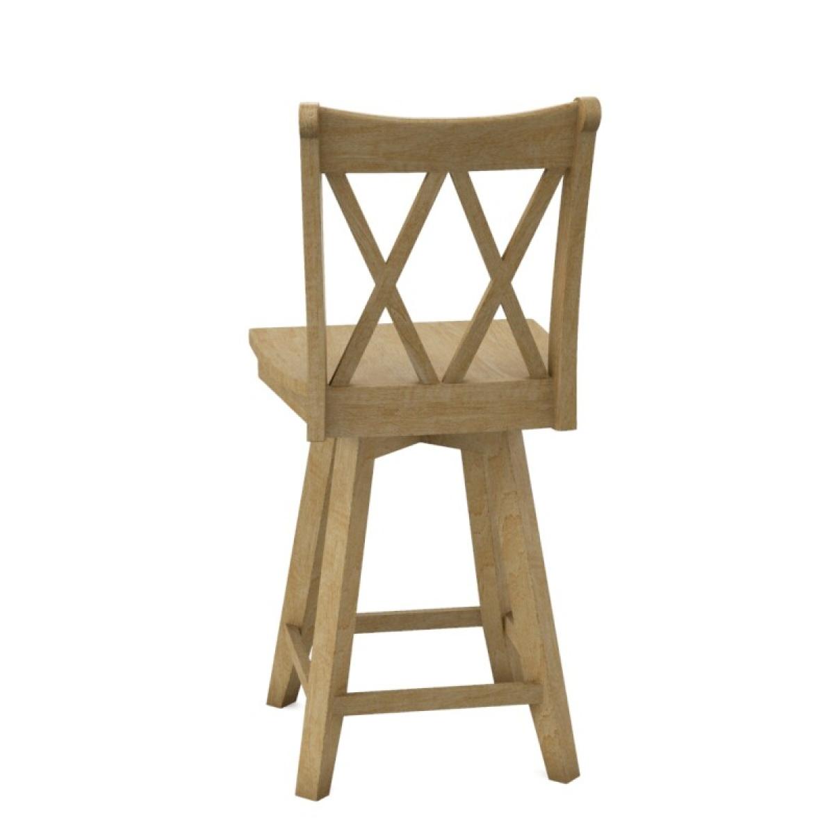 24'' XX Back Swivel Counter Stool - Image 22