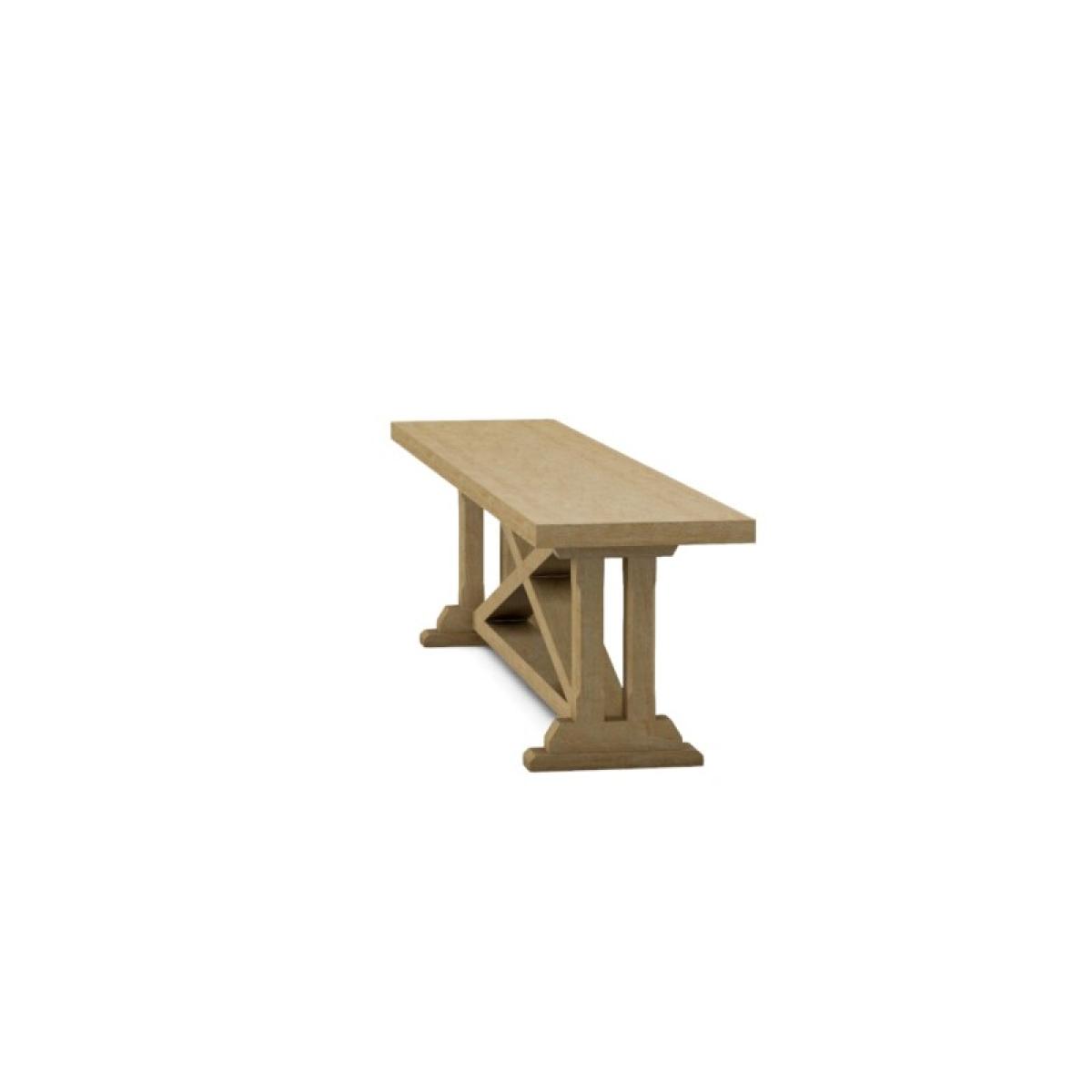 Alexa Trestle Bench Top & Base - BE-172TA - Image 13