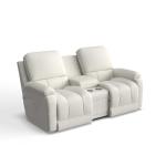 Greyson Power Reclining Loveseat W/ Headrest & Console