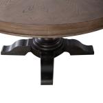 Single Pedestal Table Base- Black - Image 5