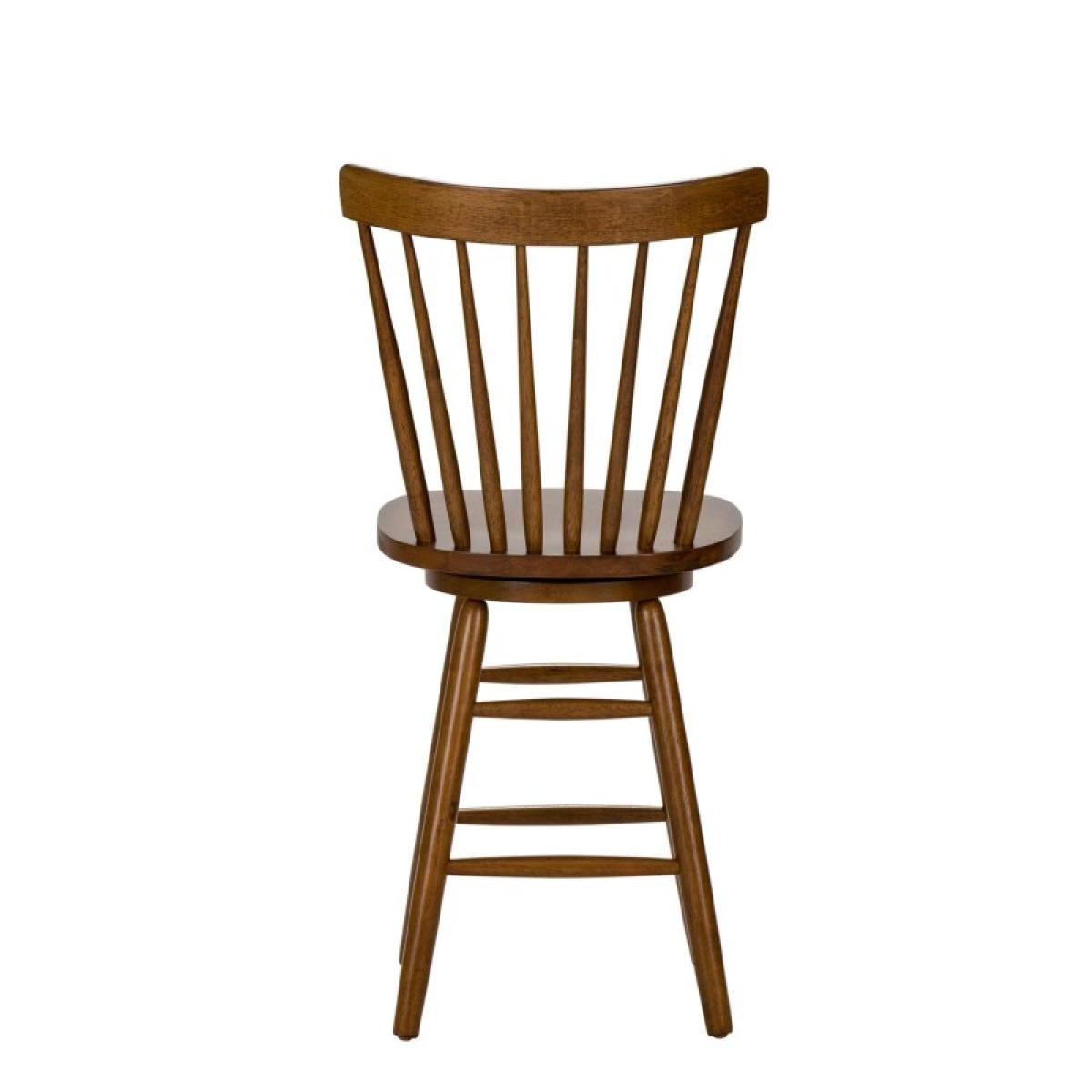 Creations 24 Inch Swivel Counter Chair - Tobacco - Image 6