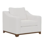 Natural Parota Wooden Frame & Base, Armchair