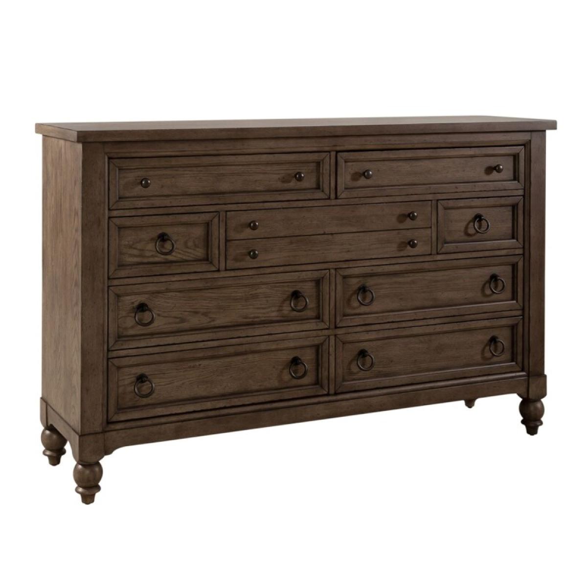 Americana Farmhouse 9 Drawer Dresser - Image 3