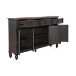 Americana Farmhouse Hall Buffet- Black - Image 6