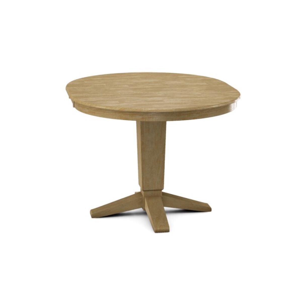 Build Your Own Pedestal Table w/ 42" x 54" Round Extension Tabletop - Image 31