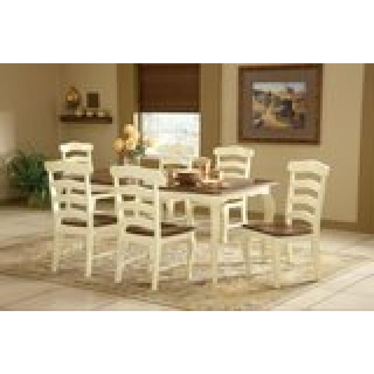 Country French Ladderback Chair - Image 4