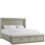 Cascade King Illuminated Panel Upholstered Storage Bed - Image 6