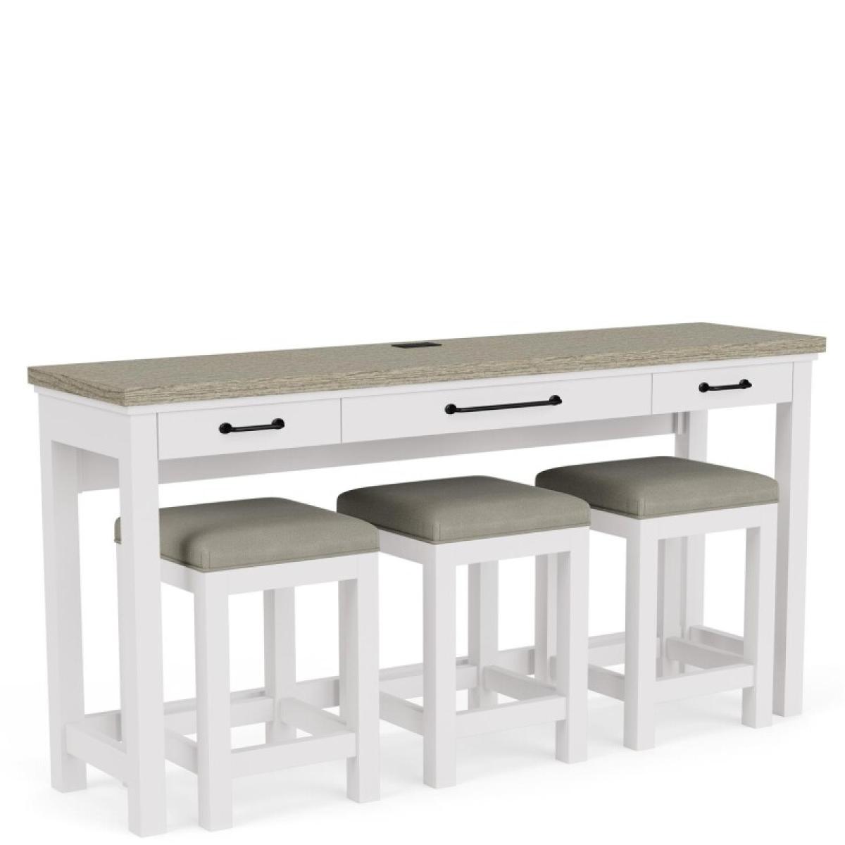 Sofa Table W/3 Stools - Image 6