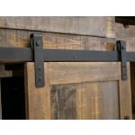 2 Drawer 2 Doors Bar - Loft Brown - Image 8