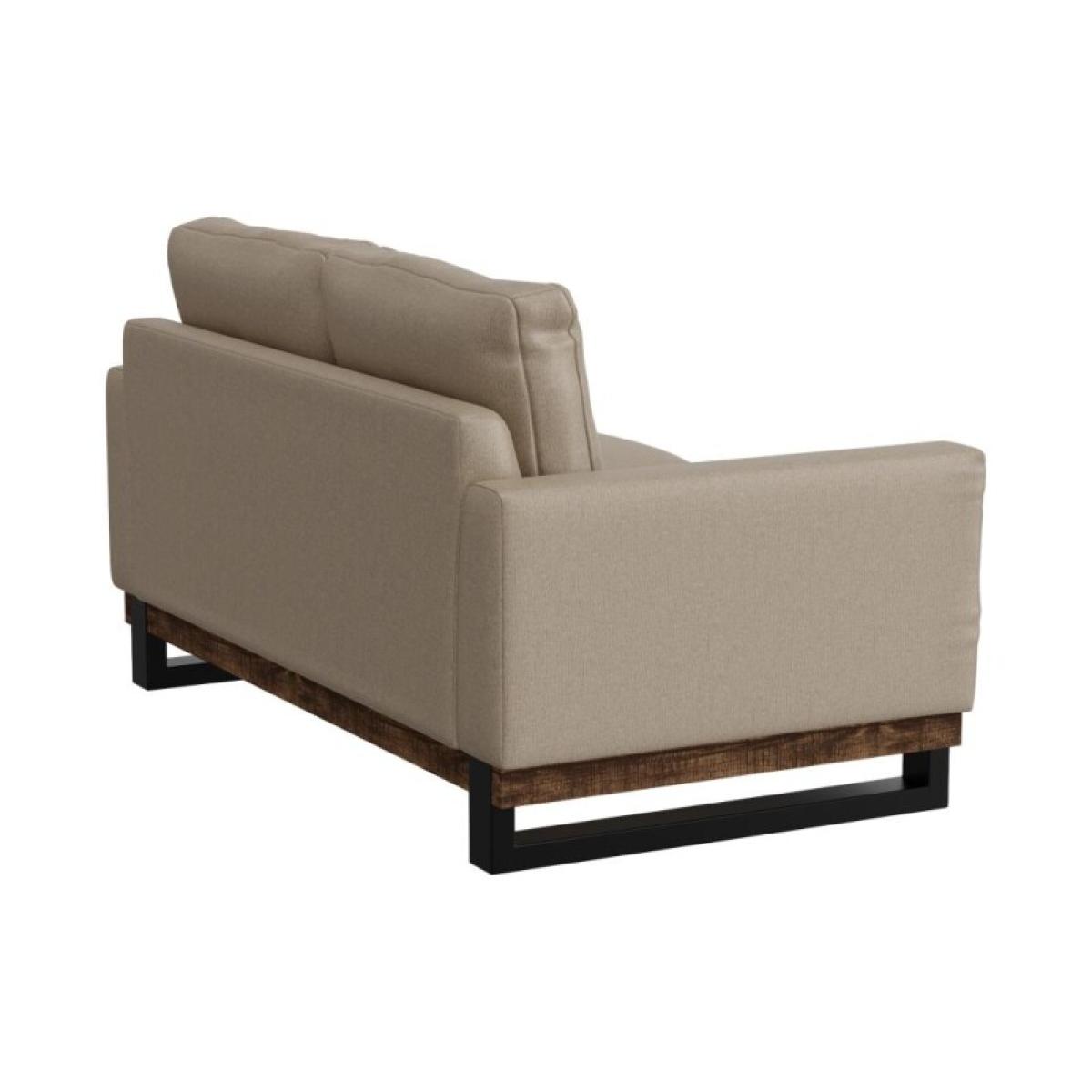 Metal & Wood Base, Loveseat - Blackburn - Image 4